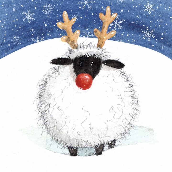 14. Woolly Christmas Christmas Cards (Pack of 10)