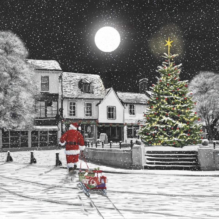 4. While We Are Sleeping & Flying Over The Fields Christmas Cards (Pack of 10) - Image 3