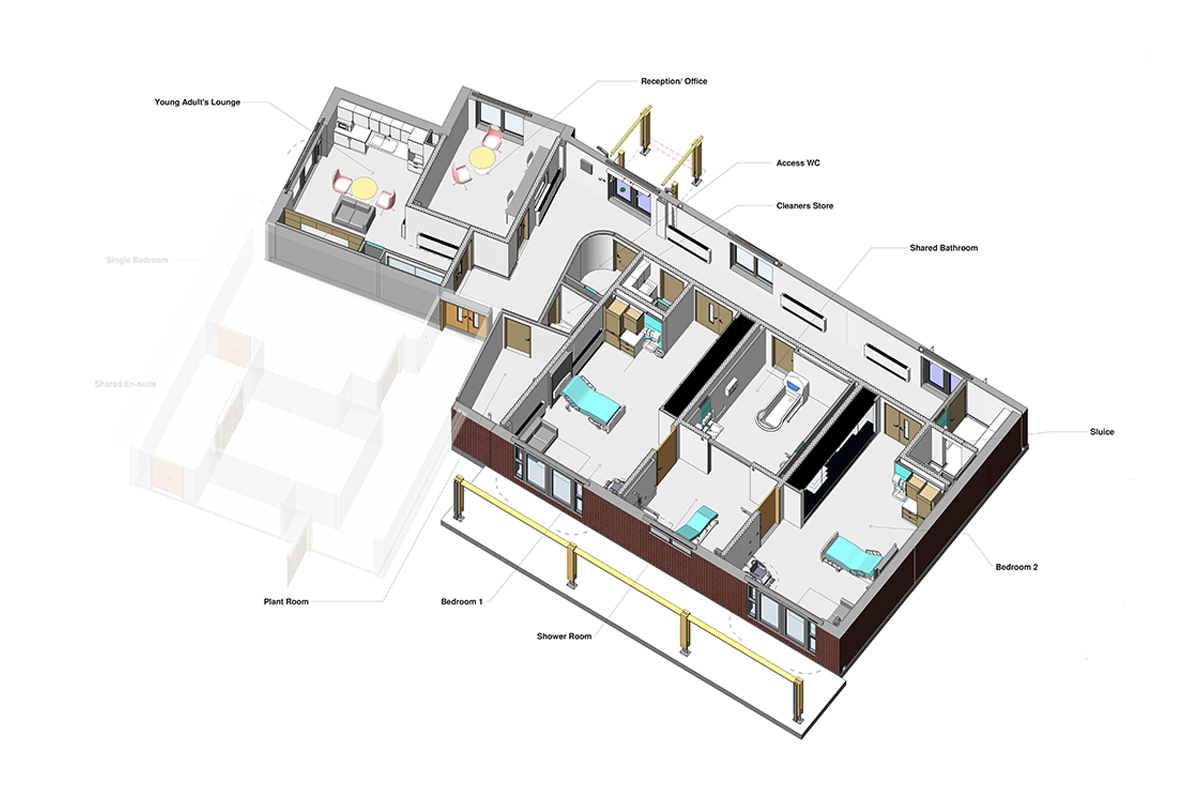 Interior plan of our new Young Adults Accommodation